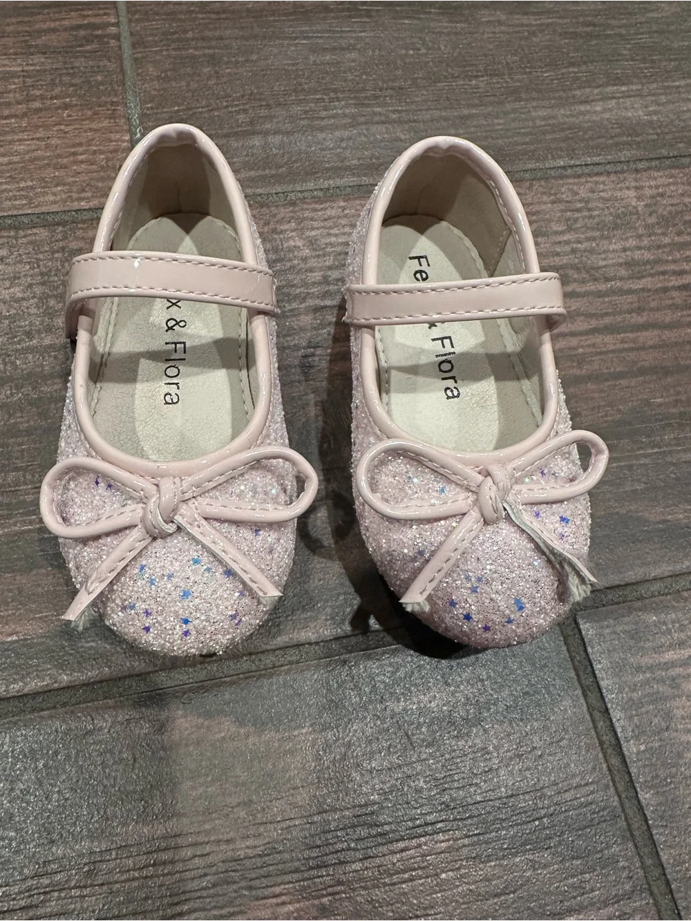 Pink Glitter Mary Jane Shoes for Kids